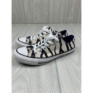 Converse Chuck Taylor All Star Low Top Animal Zebra Print | 7 Women | 5 Men